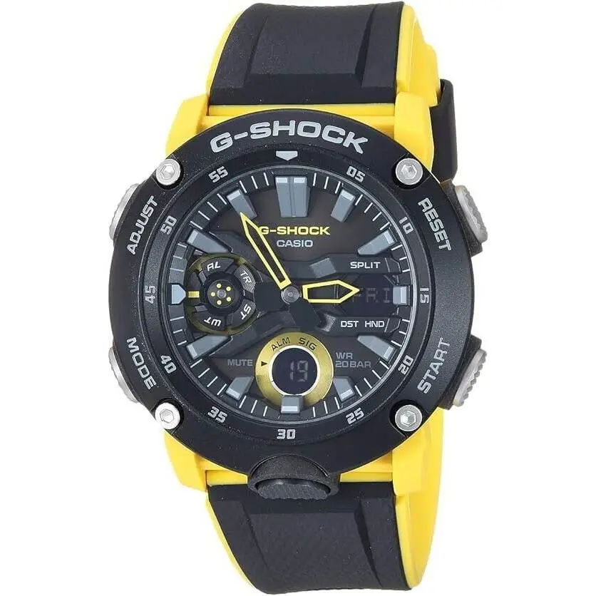 Analog-digital G-Shock GA-2000-1A9 watches
