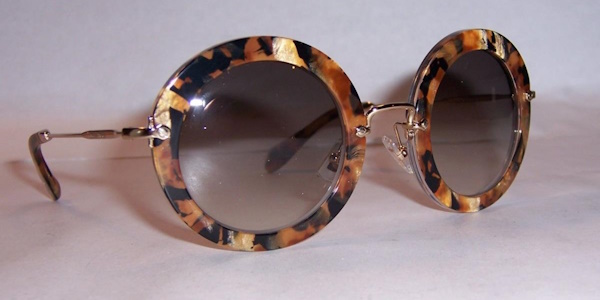 Miu Miu MU 13NS Noir Cat-Eye Sunglasses